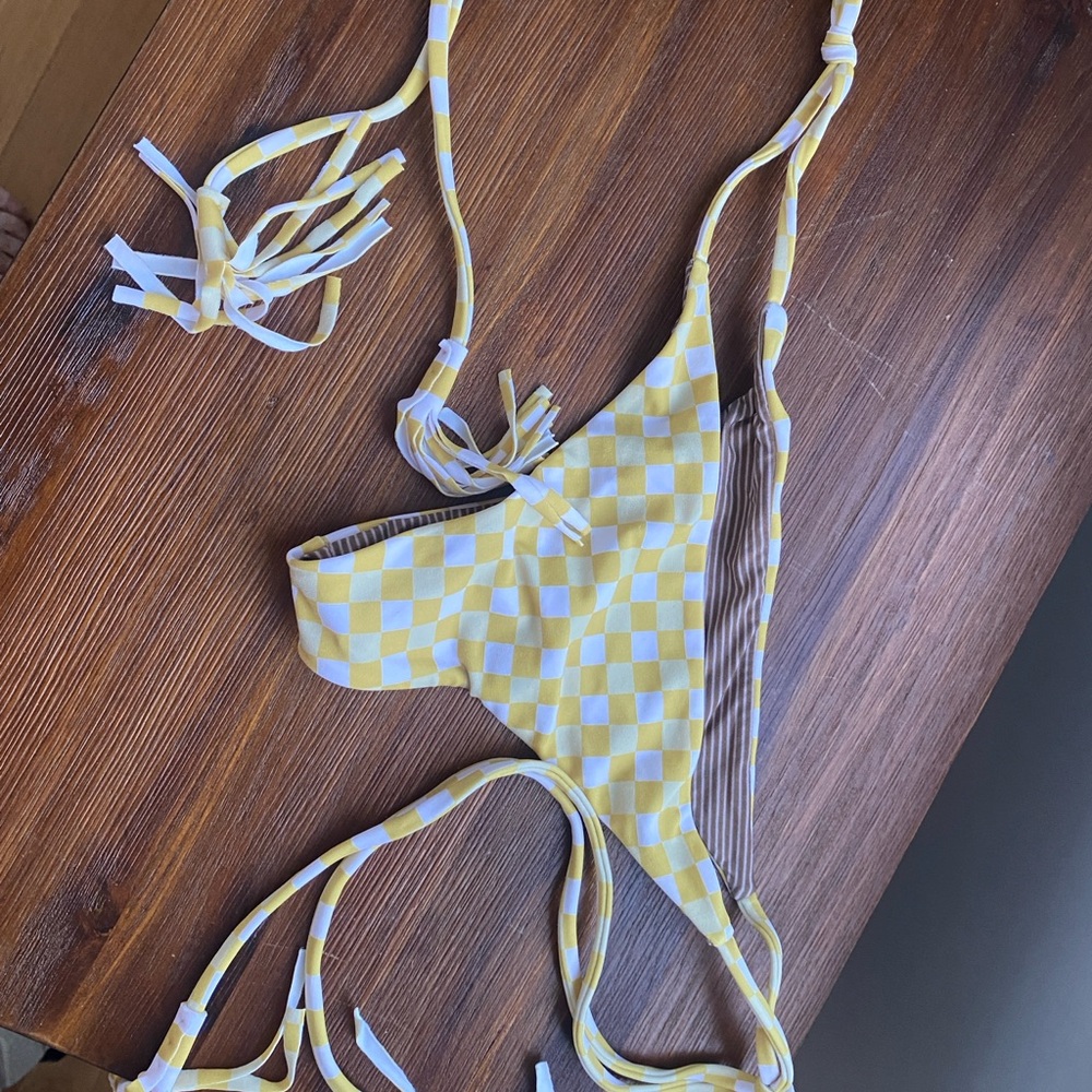 Acacia Bikini Bottom Small in Marigold